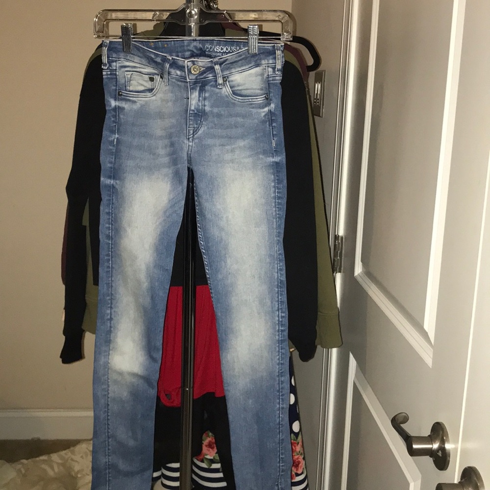 Skinny Blue Washed Low Waist Jeans Womens